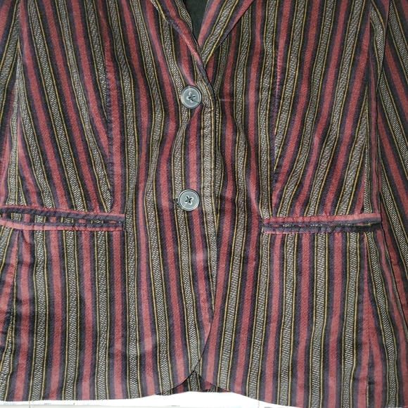 Free People Womens stripped  Blazer XS - Picture 7 of 9